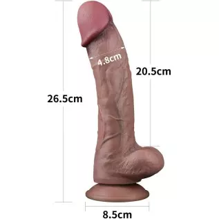 Large Strap on Dildo Dual Density Silicone Anal Dildo Realistic Huge Suction Cup Dildo Big Horse Dildo (12 inches)