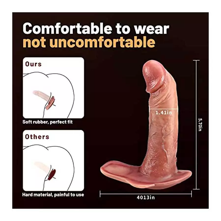 5.7 Inch Realistic Dildos, app Control Vibrator Large Dildos, Telescoping Thrust Wearable Panty Vibrator Anal Dildos,Thrusting D