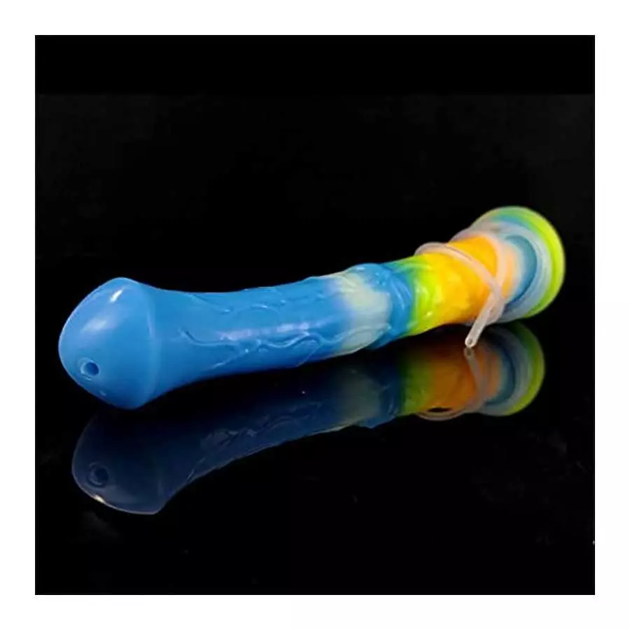 Remote Control Vibrating Silicone Dildo Ejaculating Dildo, Realistic Luminous Squirting Dildo Vibrator with 10 Vibration Modes,