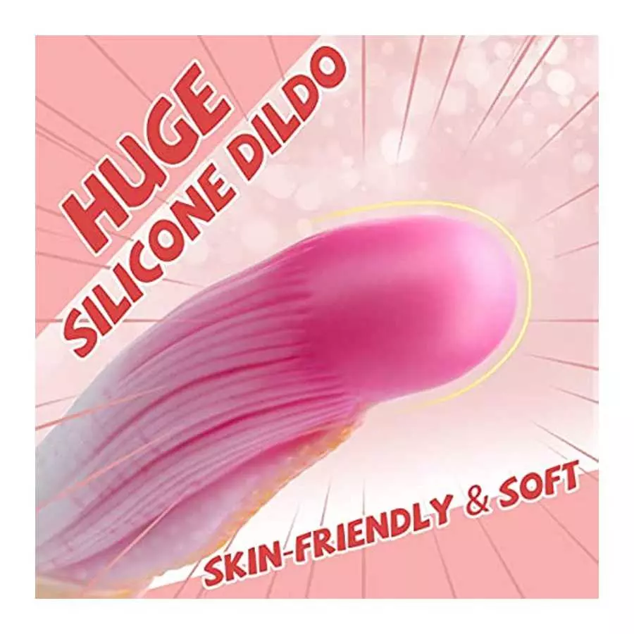 8.5" Fantasy Realistic Dildo, Ultra-Soft Monster Dildos with Large Suction Cup for Hands-Free Play, Lifelike Thick Dragon Dildo