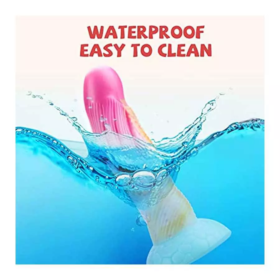 8.5" Fantasy Realistic Dildo, Ultra-Soft Monster Dildos with Large Suction Cup for Hands-Free Play, Lifelike Thick Dragon Dildo