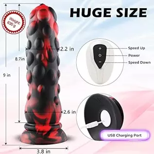 Huge Dildo Monster Dildo Fat Dildos, Fantasy Knot Dildo Vibrator for Strap On, 9 Inch Lifelike Soft Big Realistic Penis Huge Dildo Monster Dildo Fat Dildos, Fantasy Knot Dildo Vibrator for Strap On, 9 Inch Lifelike Soft Big Realistic Penis
