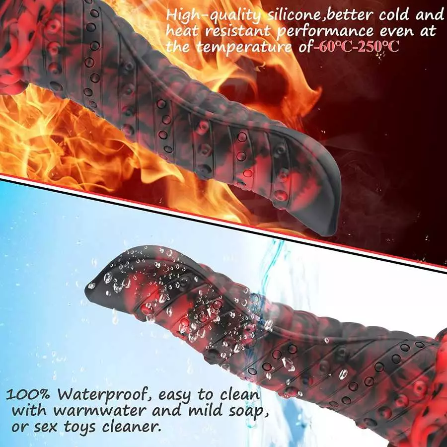 Hismith Realistic Dildo 10.12" Huge Pure Silicone Dildo for Women Masturbation G-spot Sex Toys with 3.8" Strong Suction Cup Awl