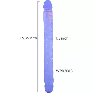 15.4 inch Super Long Double Ended Dildo Sex Toys, Flexible Purple Dildos for Women, Lesbian, Couple, Anal, G spot 15.4 inch Super Long Double Ended Dildo Sex Toys, Flexible Purple Dildos for Women, Lesbian, Couple, Anal, G spot