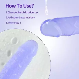 15.4 inch Super Long Double Ended Dildo Sex Toys, Flexible Purple Dildos for Women, Lesbian, Couple, Anal, G spot 15.4 inch Super Long Double Ended Dildo Sex Toys, Flexible Purple Dildos for Women, Lesbian, Couple, Anal, G spot