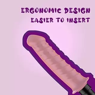 Glans Big Thick Dildo with Portable Muscle Massage Gun Accessories, Huge Realistic Dildo for G-spot, Fake Penis Adult Sex Toy fo