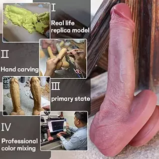 hyper realistic dildo 6.77 Inch Realistic Dildo, Liquid Silicone with Suction Cup， Ultra Soft Lifelike Thick Anal Dildos G spot 