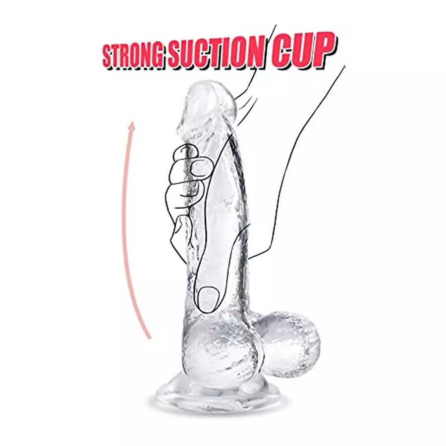 UTIMI Realistic Dildo Sex Toys - 6.8 Inch Body Safe Material G spot Adult Lifelike Dildo with Strong Suction Cup Penis for Men W