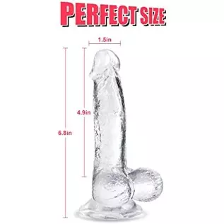 UTIMI Realistic Dildo Sex Toys - 6.8 Inch Body Safe Material G spot Adult Lifelike Dildo with Strong Suction Cup Penis for Men W UTIMI Realistic Dildo Sex Toys - 6.8 Inch Body Safe Material G spot Adult Lifelike Dildo with Strong Suction Cup Penis for Men W