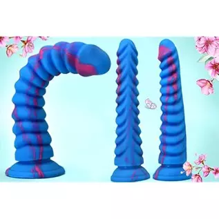 MEBAULT Realistic Dildo 8.58 Inch G-spot Dildo Silicone Ribbed Fake Penis with Strong Suction Cup and Lifelike Glans Sex Toys fo