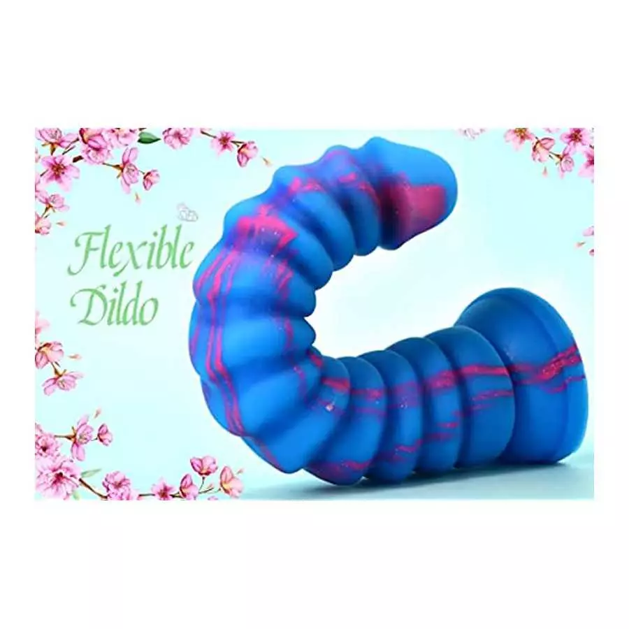 MEBAULT Realistic Dildo 8.58 Inch G-spot Dildo Silicone Ribbed Fake Penis with Strong Suction Cup and Lifelike Glans Sex Toys fo