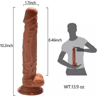 10 Inch Realistic Dildo with Suction Cup for Hands-Free Play,Penis Dong with Balls Adult Sex Toys for Female Masturbation 10 Inch Realistic Dildo with Suction Cup for Hands-Free Play,Penis Dong with Balls Adult Sex Toys for Female Masturbation