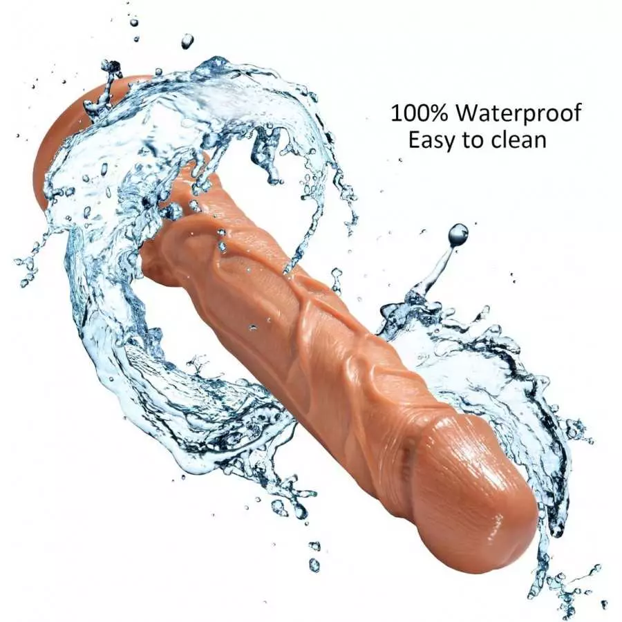 10 Inch Realistic Dildo with Suction Cup for Hands-Free Play,Penis Dong with Balls Adult Sex Toys for Female Masturbation