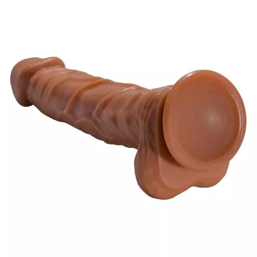 10 Inch Realistic Dildo with Suction Cup for Hands-Free Play,Penis Dong with Balls Adult Sex Toys for Female Masturbation