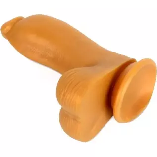 Realistic Dildo with Powerful Sucker Base, Liquid Silicone Thick Dildo Penis Soft Skin-Friendly G-Spot Giant Dildo with Thick an