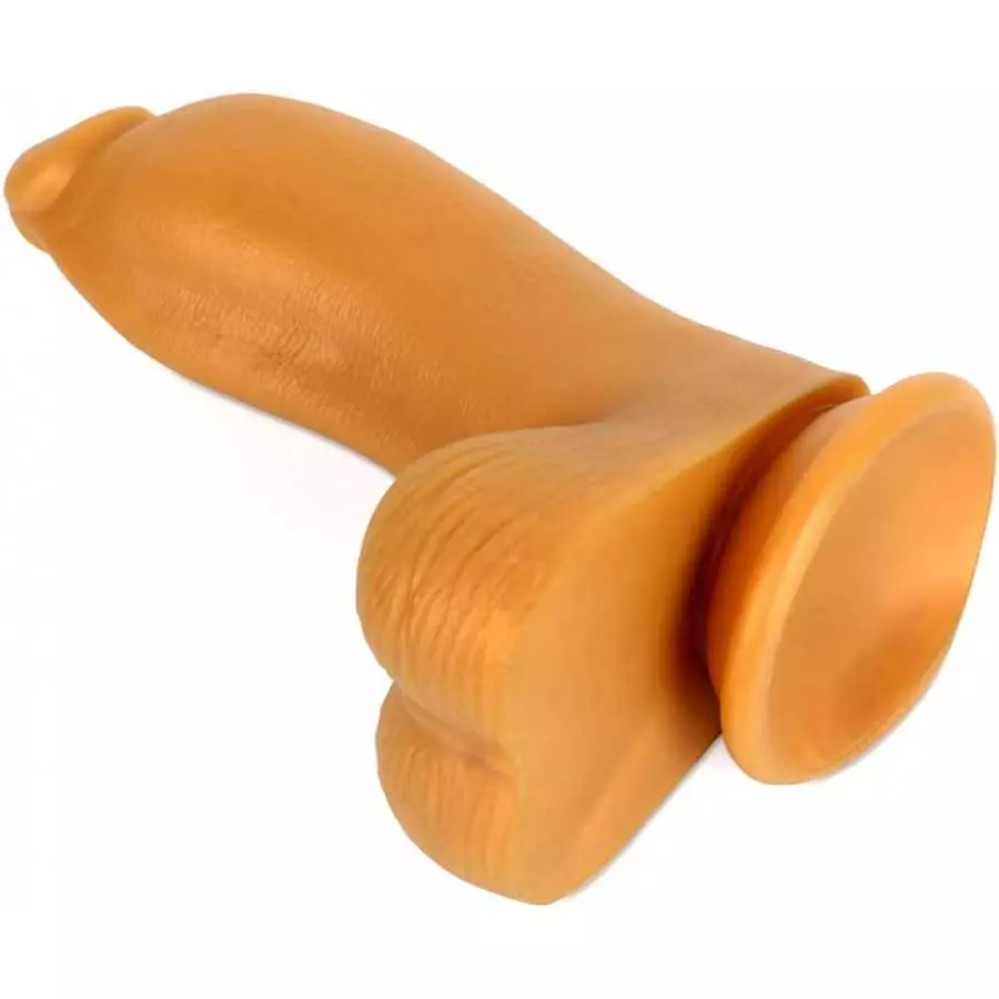 Realistic Dildo with Powerful Sucker Base, Liquid Silicone Thick Dildo Penis Soft Skin-Friendly G-Spot Giant Dildo with Thick an