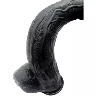 xofoco 43CM*8CM Huge Realistic Dildo Suction Cup Brown, Black