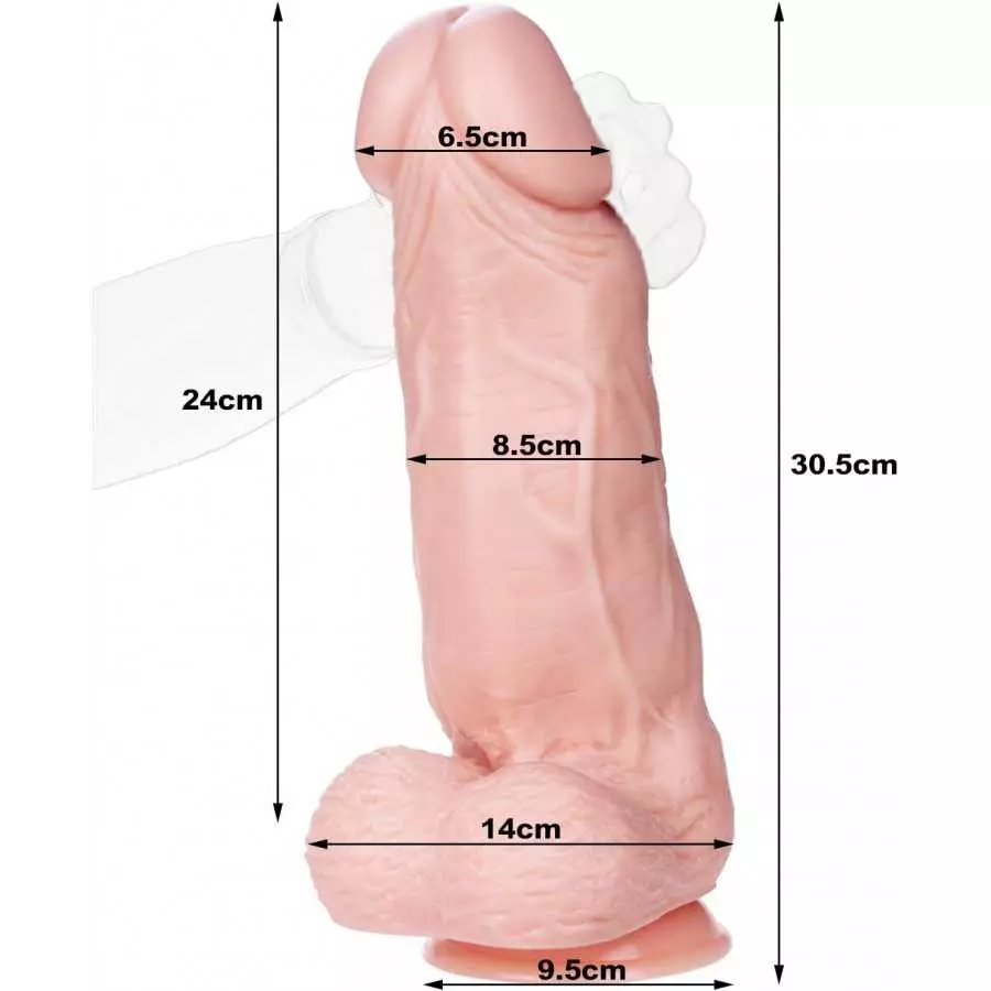 Super Huge Realistic Dildos 3.19inch Width Thick Dildo Toys with Suction Cup Huge Anal Dildos for Couple Men Women Gay Anal Play