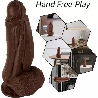 12.59" Handmade Silicone Realistic Dildo for Women, Lifelike Veins Huge Dildo with Strong Suction Cup Big Dildos for Hands-Free