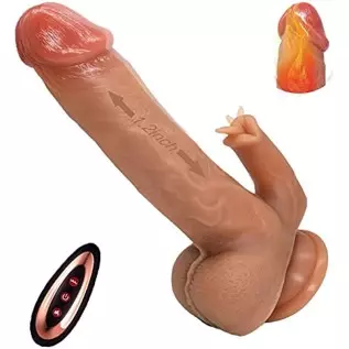 Thrusting Vibrating Dildo, Adult Sensory Toys Sex Dildo 360° Rotating 10 Mould Vibrator Penis 42° Heating Dildos Suction Cup Str