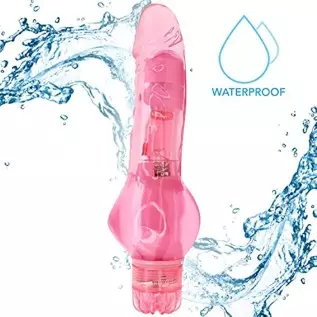 Mini Vibration Massager Female Dildo Vibrator for Women - Small Pink Sex Toy - Small Vibrating Dildo - Waterproof Vibe for Sexua