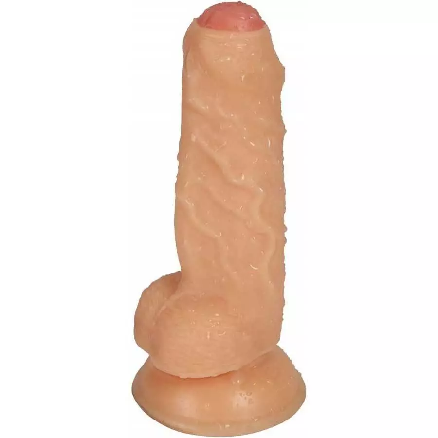 Ultra Realistic 6.5 Inch Dildo for Beginners with Strong Suction Cup,LUV-SPOT Men's Flexible Cock with Balls Lifelike Penis Anal