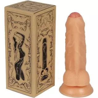 Ultra Realistic 6.5 Inch Dildo for Beginners with Strong Suction Cup,LUV-SPOT Men's Flexible Cock with Balls Lifelike Penis Anal