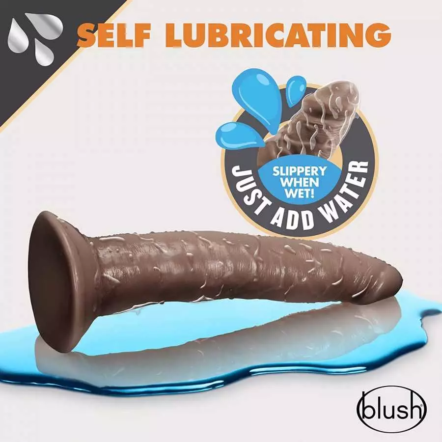 Blush Dr. Skin Glide - 7.5 Inch Self Lubricating Feels Like Skin Soft Realistic Dildo - Slim 1.5 Inch Thick - Sturdy Strap On Co Blush Dr. Skin Glide - 7.5 Inch Self Lubricating Feels Like Skin Soft Realistic Dildo - Slim 1.5 Inch Thick - Sturdy Strap On Co