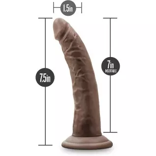 Blush Dr. Skin Glide - 7.5 Inch Self Lubricating Feels Like Skin Soft Realistic Dildo - Slim 1.5 Inch Thick - Sturdy Strap On Co Blush Dr. Skin Glide - 7.5 Inch Self Lubricating Feels Like Skin Soft Realistic Dildo - Slim 1.5 Inch Thick - Sturdy Strap On Co
