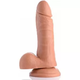 5 Inch Realistic Suction Cup Dildo- Tan