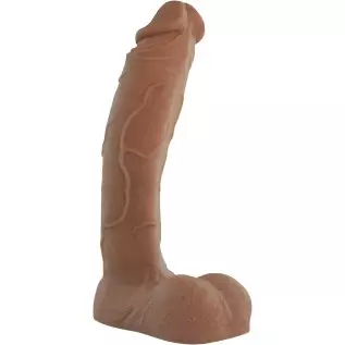 Huge Dildo, 9 Inch Realistic Dildo Feels Like Skin, Dual Density Liquid Silicone Dildo with Unique Suction Cup, Big Size Anal Di