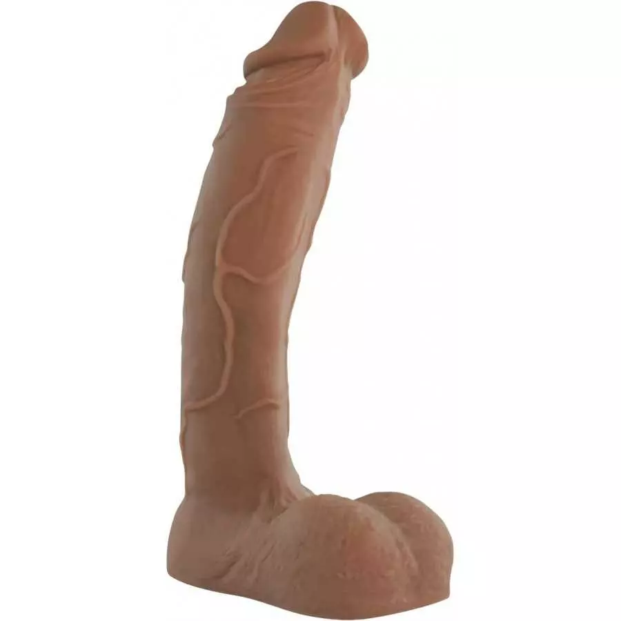 Huge Dildo, 9 Inch Realistic Dildo Feels Like Skin, Dual Density Liquid Silicone Dildo with Unique Suction Cup, Big Size Anal Di