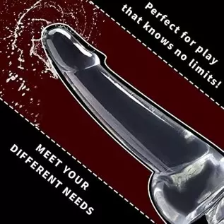 9.52 Inch Realistic Dildo with Suction Cup, Heatable Flexible Huge Penis for G-spot Play, Silicone Dildos Adult Sensory Sex Toy