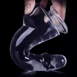 9.52 Inch Realistic Dildo with Suction Cup, Heatable Flexible Huge Penis for G-spot Play, Silicone Dildos Adult Sensory Sex Toy