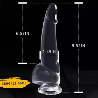 9.52 Inch Realistic Dildo with Suction Cup, Heatable Flexible Huge Penis for G-spot Play, Silicone Dildos Adult Sensory Sex Toy