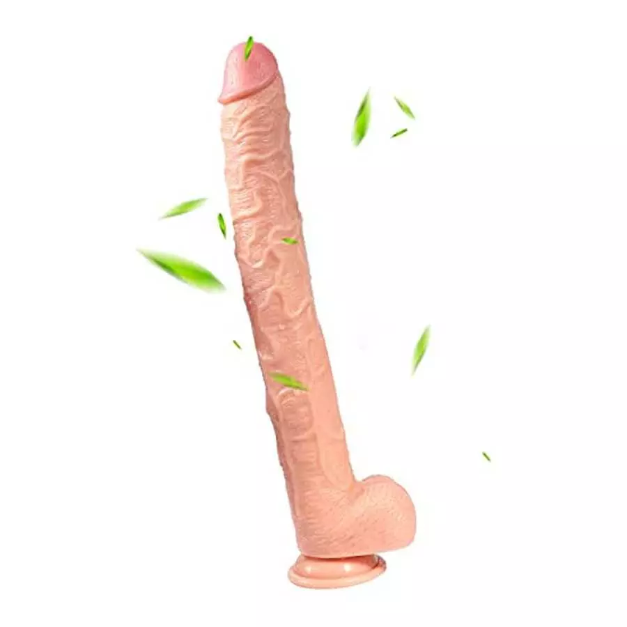 Realistic Extra Long Dildo Thick Dildo with Suction Cup 16.93Inch Silicone Giant Dildos G Spot Anal Dildo Adult Sex Toys