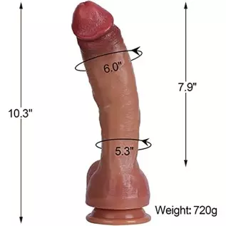 Double Layer Realistic Dildo Silicone Material No Any Smell Huge Penis Big Dick Large Cock Dong Strong Suction Cup 2 Balls G-spo
