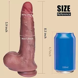 Sex Toys for Women Realistic Silicone Dildo with Realistic Penis Skin Touch Strong Suction Cup Dildos, Vaginal G-spot Stimulator