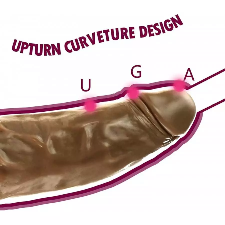 Realistic Dildo,Small Glans Big Thick Dildo with Strong Suction Cup for Women