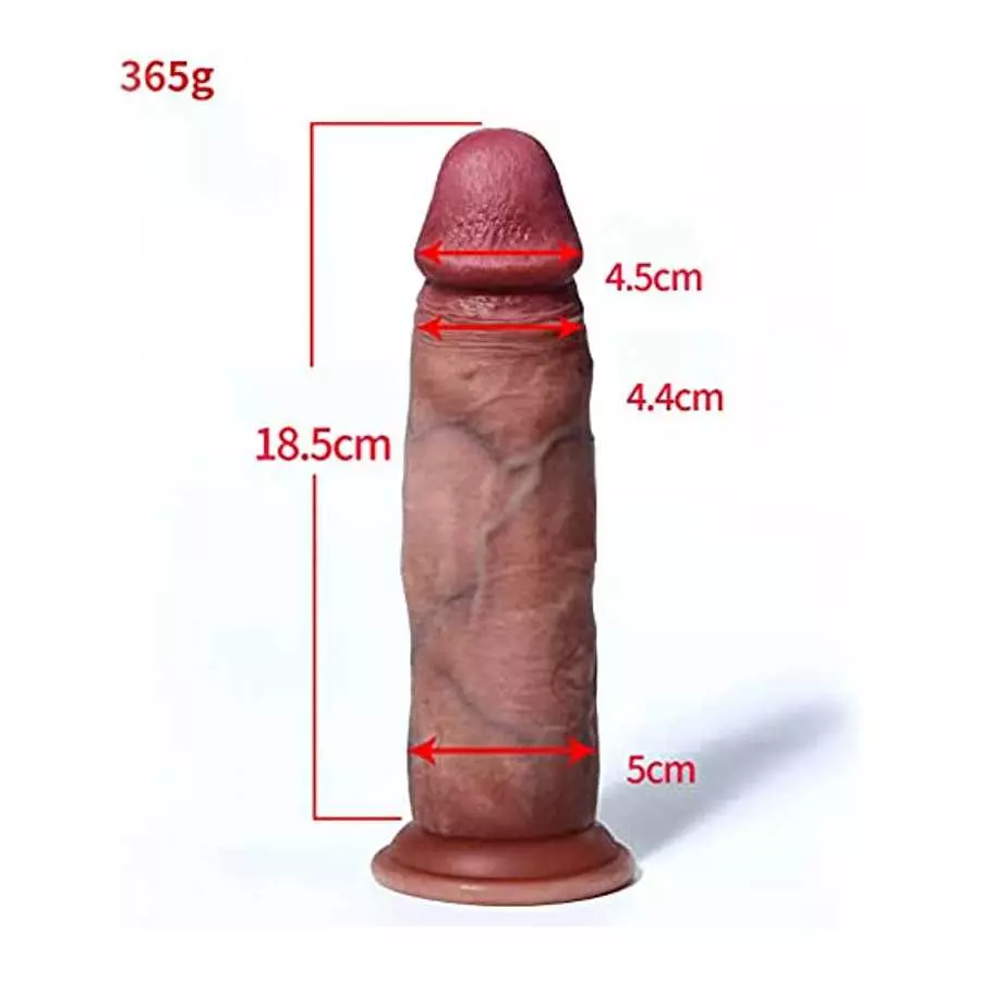 Realistic Dildo Huge Penis, Realistic Penis for G-Spot Stimulation Dildos Anal Sex Toys for Women & Couple 7.5 Inch, Realistic D