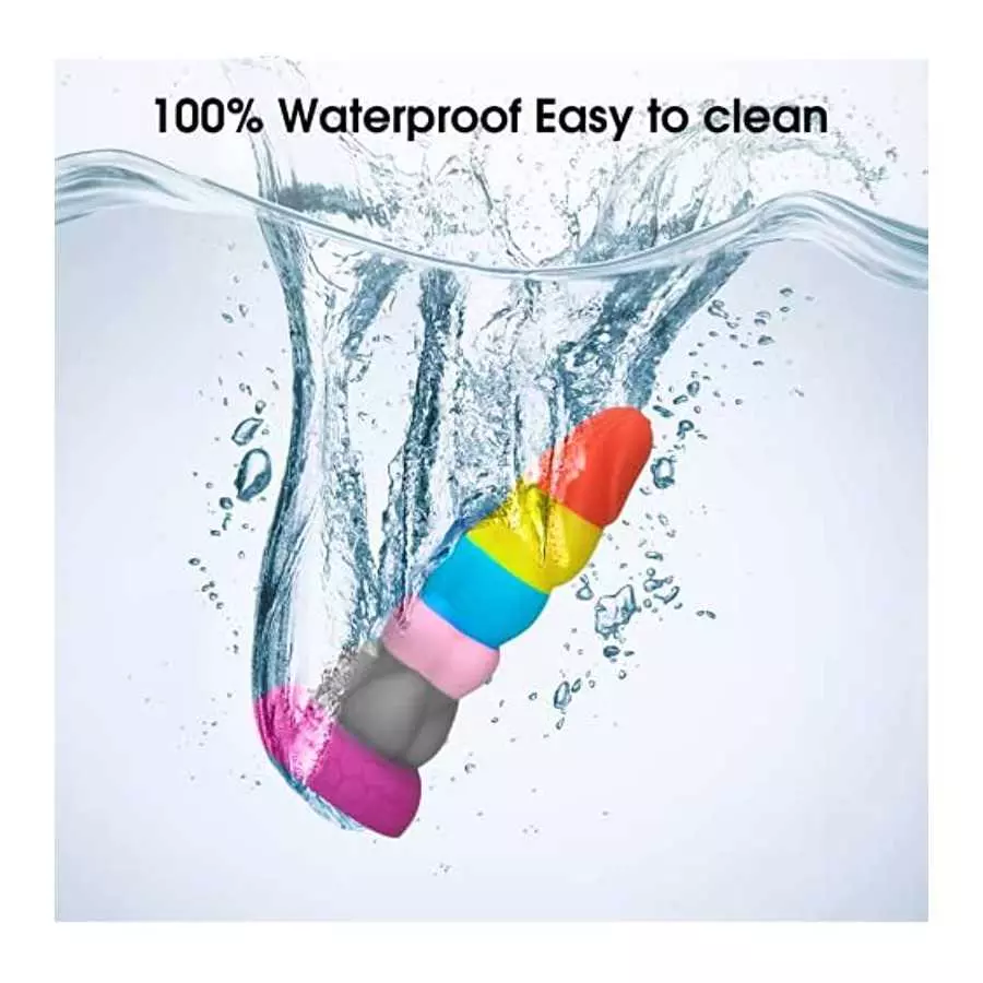 Realistic Monster Dildo for Women,8.5" Dragon Anal Dildos with Strong Suction Cup,Silicone G-Spot Stimulator for Hands-Free Play