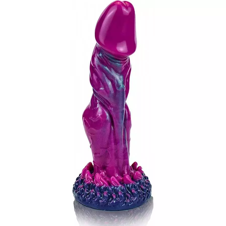 8.7in Fantasy G-spot Dildo, Body-Safe Realistic Silicone Dildo Big Penis with Strong Suction Cup, Laphwing Titan Flexible Dragon