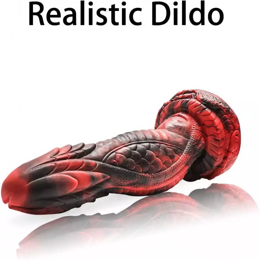 8 Inch Realistic Silicone Dildo Lifelike Huge Dildo for Anal Play, Liquid Silicone Dildo Adult Sex Toys, Soft Big Monster Dildo