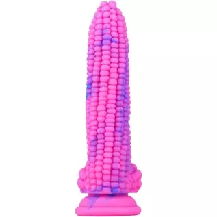 WEMAY Monster Dildo Colourful Big Grain Corn Adult Sex Toy with Strong Suction Cup 8 Inch Flexible Soft Vegetable Dildos - Pink WEMAY Monster Dildo Colourful Big Grain Corn Adult Sex Toy with Strong Suction Cup 8 Inch Flexible Soft Vegetable Dildos - Pink