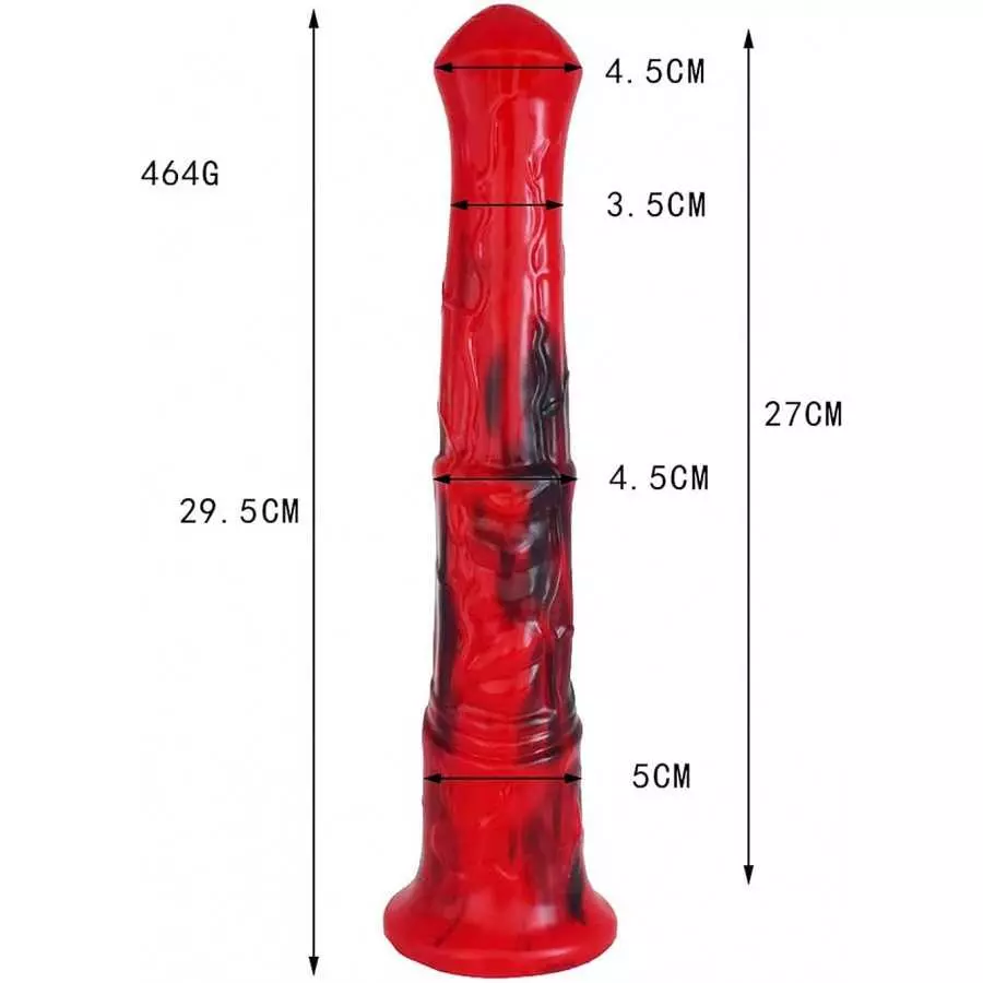 12inch Silicone Horse Dildo Realistic Animal Dragon with Suction Cup, Long Dildo Anal Plug Dildo Adult Toys for Men Women Couple