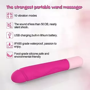 G Spot Dildo Vibrator Adult Sex Toys for Women with 10 Vibration Modes, Powerful Vibrating Massager Wand Clitoral Stimulator Rec G Spot Dildo Vibrator Adult Sex Toys for Women with 10 Vibration Modes, Powerful Vibrating Massager Wand Clitoral Stimulator Rec