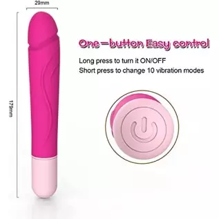 G Spot Dildo Vibrator Adult Sex Toys for Women with 10 Vibration Modes, Powerful Vibrating Massager Wand Clitoral Stimulator Rec G Spot Dildo Vibrator Adult Sex Toys for Women with 10 Vibration Modes, Powerful Vibrating Massager Wand Clitoral Stimulator Rec