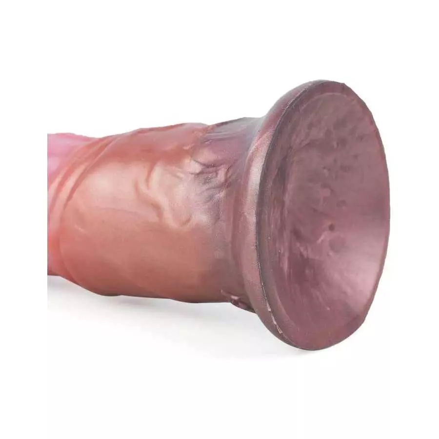 Long Optional Size Silicone Made Soft Artificial Horse Dildo Multi Color Suction Flexible Animal Style Different Texture (M)