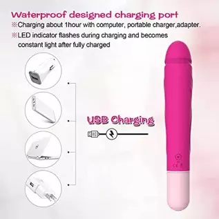 G Spot Dildo Vibrator Adult Sex Toys for Women with 10 Vibration Modes, Powerful Vibrating Massager Wand Clitoral Stimulator Rec G Spot Dildo Vibrator Adult Sex Toys for Women with 10 Vibration Modes, Powerful Vibrating Massager Wand Clitoral Stimulator Rec
