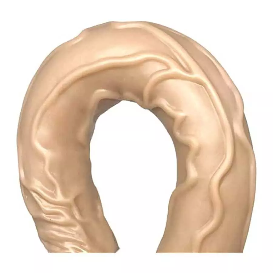 xofoco 35x4.5cm Dildo with Suction Cup, Brown